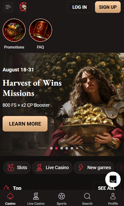 LegionBet Casino mobile